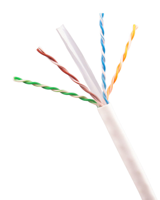 Cat6 PVC Cable |  White | 1000' Pull Box