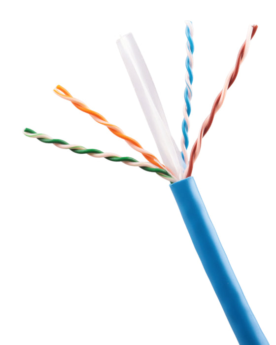 Cat 6 PVC Cable | Blue | 1000' Pull Box