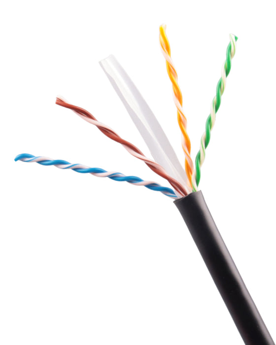 Cat 6 PVC Cable | Black | 1000' Pull Box