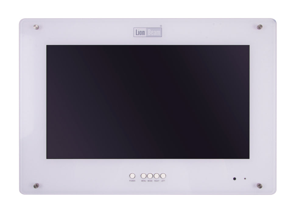 LIONBEAM | Monitor 15.6 " LED White 1920X1080 HDMI,VGA,BNC Flush Remote Control - New Buttons