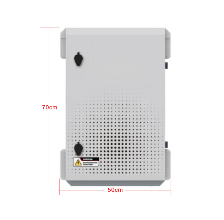 Lionbeam | Metal Enclosure 500mm W X 700mm H X 300mm D Outdoor with Power and more