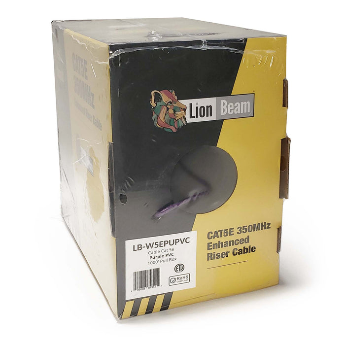 Cat 5E CMR Cable | Gray | 1000' Pull Box